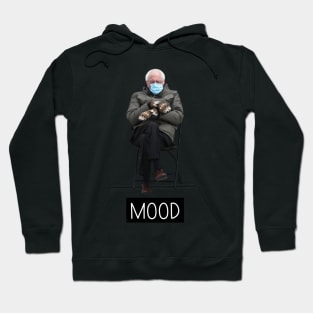 Bernie's Mittens Mood Political Funny Inauguration Meme Hoodie